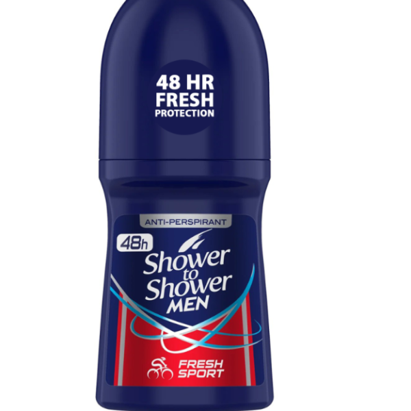 Shower to Shower Deodorant Roll-On for Men ON-FRESH SPORT 50ML - STM75