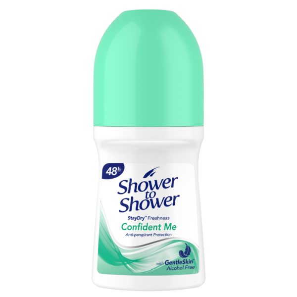 Shower to Shower Confident Me Anti-Perspirant Roll-On