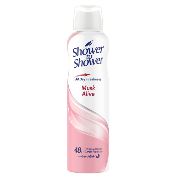 Shower to Shower Musk Alive Deodorant 150 ml