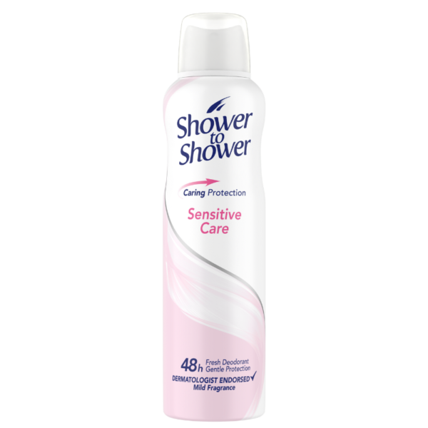 Shower to Shower Sensitive Care Deodorant Body Spray 150ml