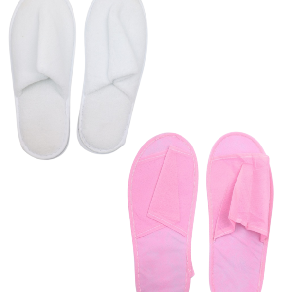 Fabric Packed Disposable Color Hotel Slippers for Airbnb Spa Salon