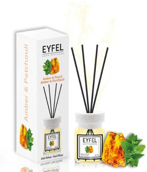 EYFEL Reed Diffusers for Home – Amber & Patchouli Reed Diffuser