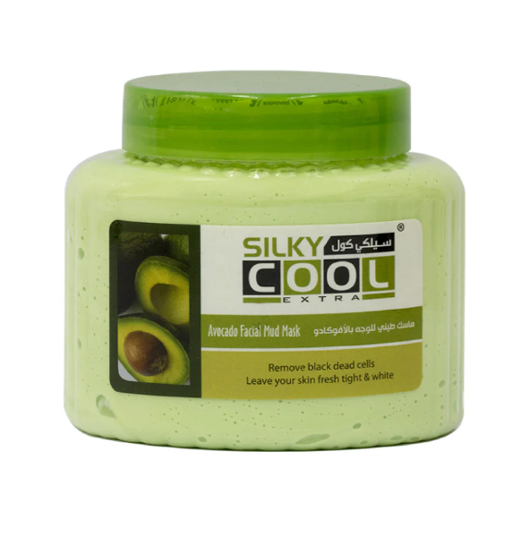 Silky Cool Facial Mud Mask 500 Ml - Avocado