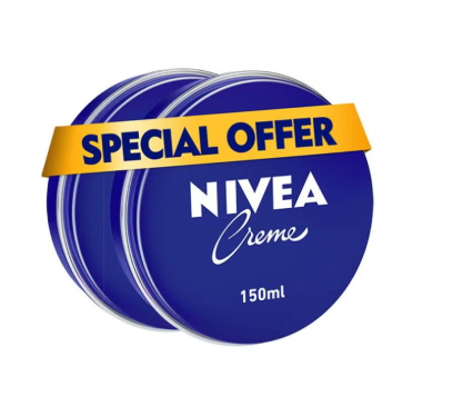 Pack Of 2 Universal All Purpose Moisturizing Cream Blue 150x2ml