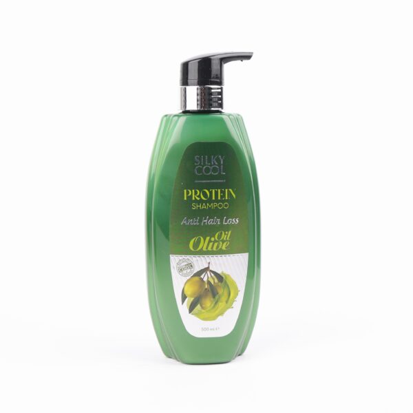 PILOT Silky Cool Protein Shampoo With Natural Olive Oil Extract - Anti Hair Loss Treatment